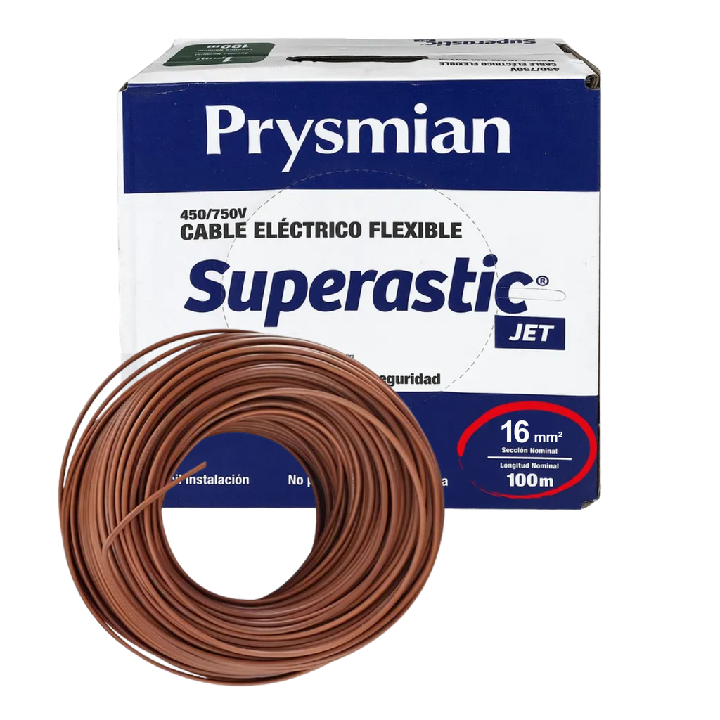 Cable unipolar 16 mm Marrón Prysmian