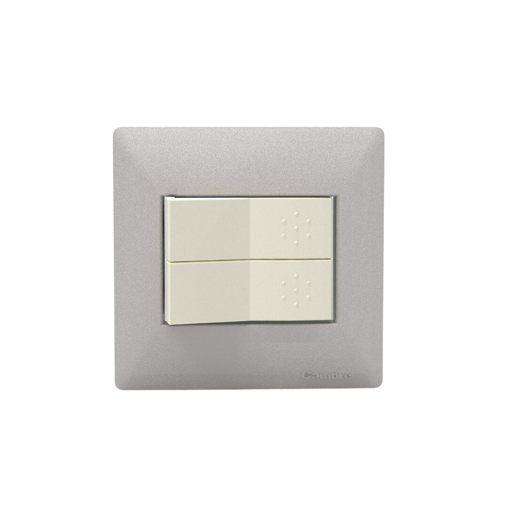 TAPA MIGNON 2 MODULOS SIGLO XXII ALUMINIO