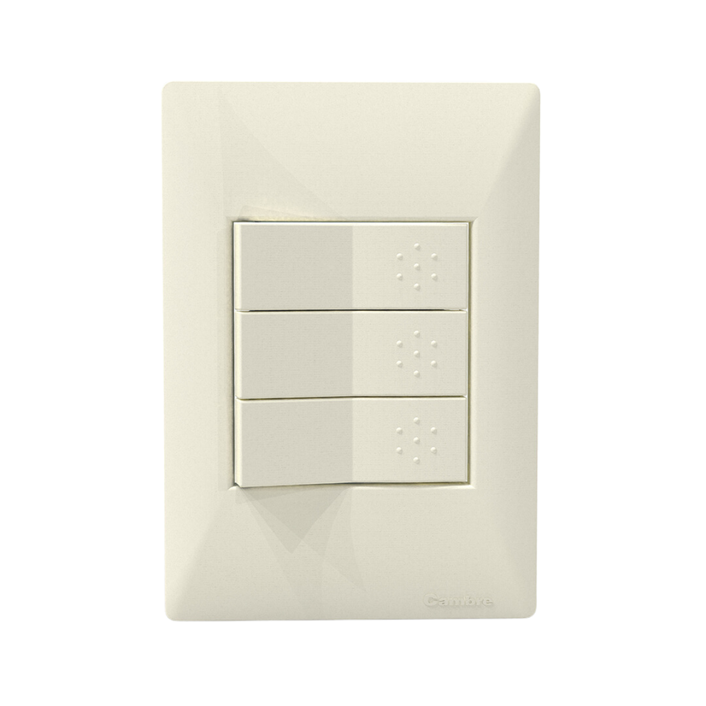 TAPA 3 MODULOS SIGLO XXII BLANCA