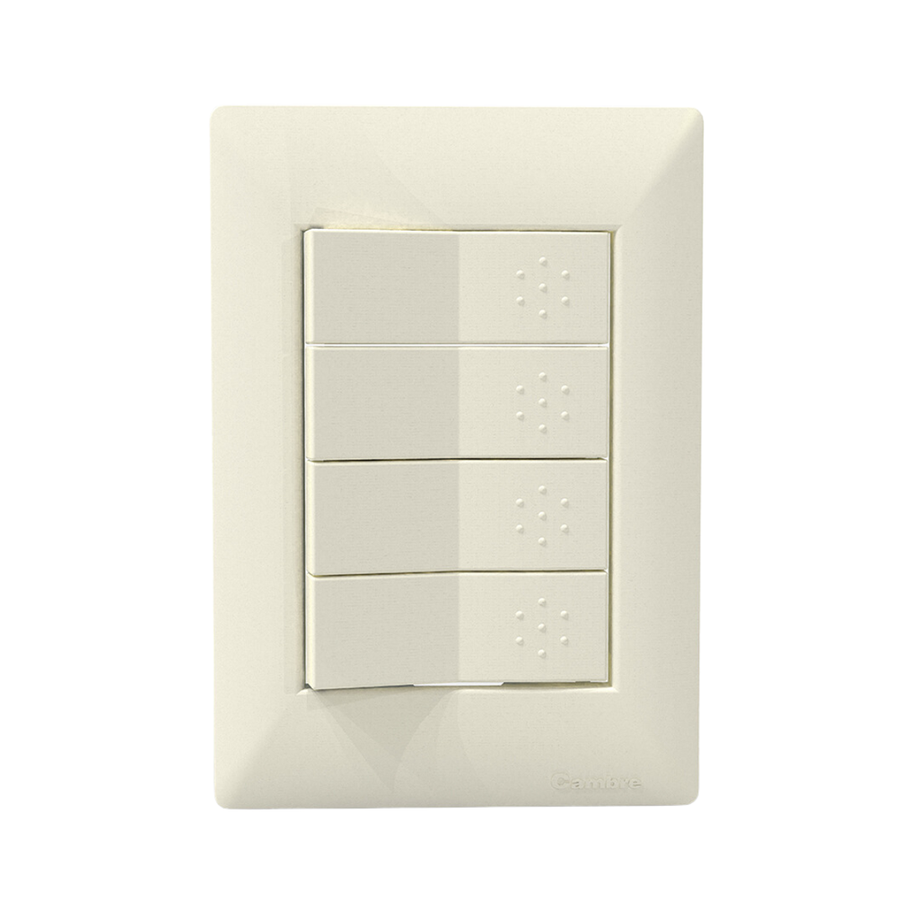 TAPA 4 MODULOS SIGLO XXII BLANCA