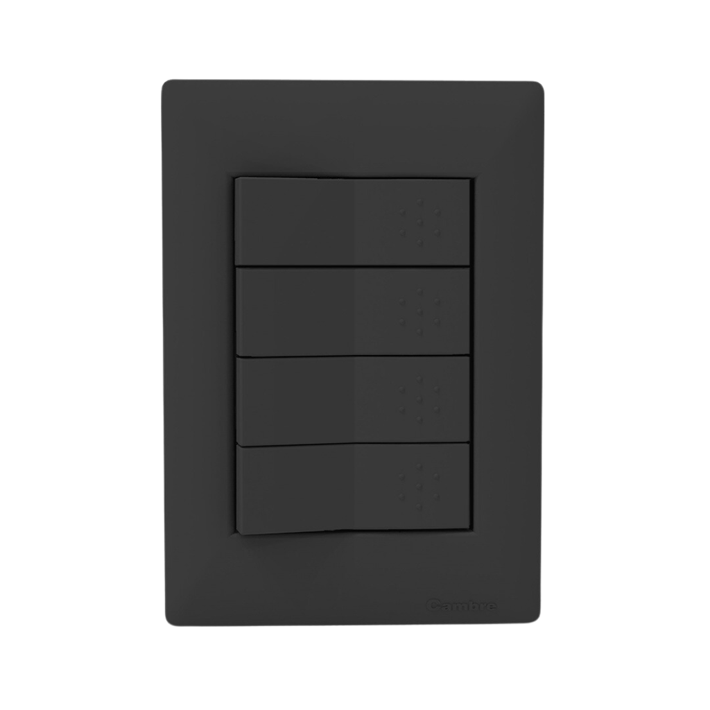 TAPA 4 MODULOS SIGLO XXII GRIS