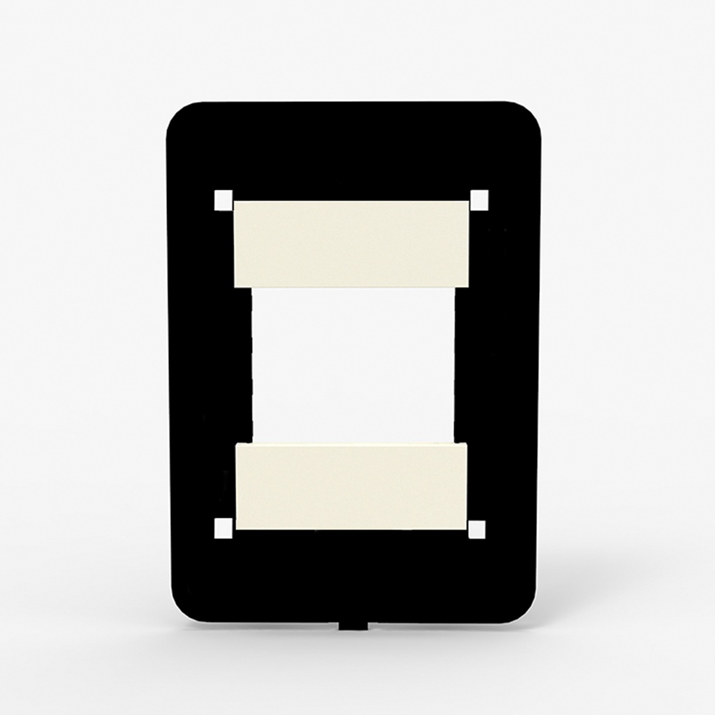 BASTIDOR MIGNON PARA TAPA BAUHAUS C/TAPON BLANCO