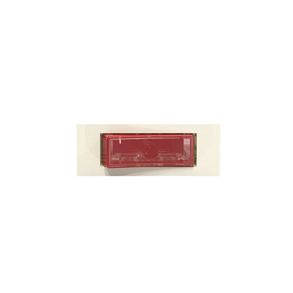 MODULO PULSADOR TECLA ROJA SIGLO XXI APTO P/NEON