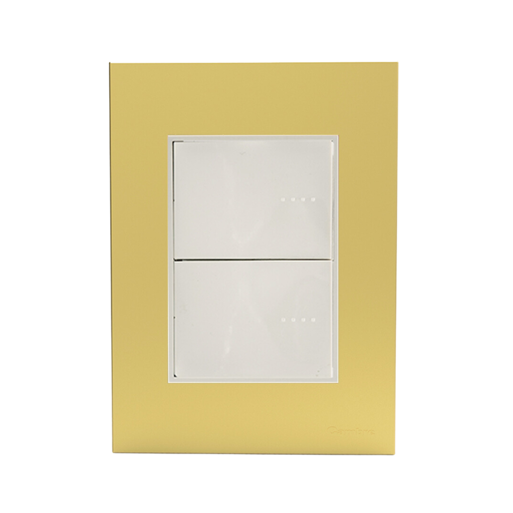 TAPA Y DISTANCIADOR BAUHAUS ORO