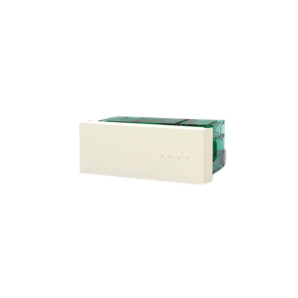 MODULO COMBINACION, TECLA SIMPLE, BAUHAUS - BLANCA