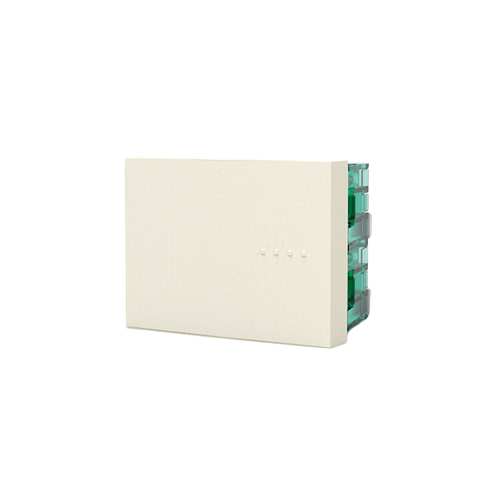 MODULO COMBINACION, TECLA DOBLE, BAUHAUS - BLANCA