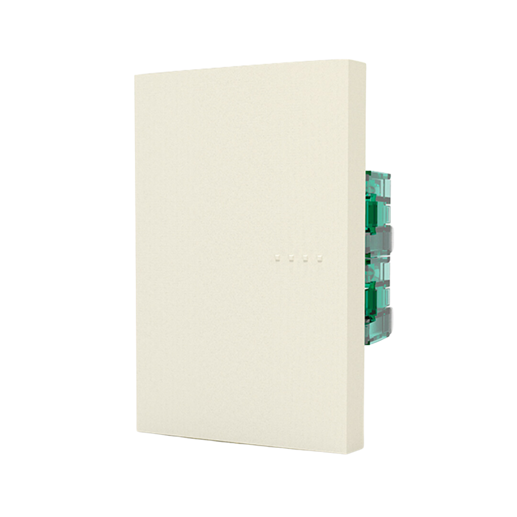 MODULO COMBINACION, TECLA CUADRUPLE, BAUHAUS - BLANCA