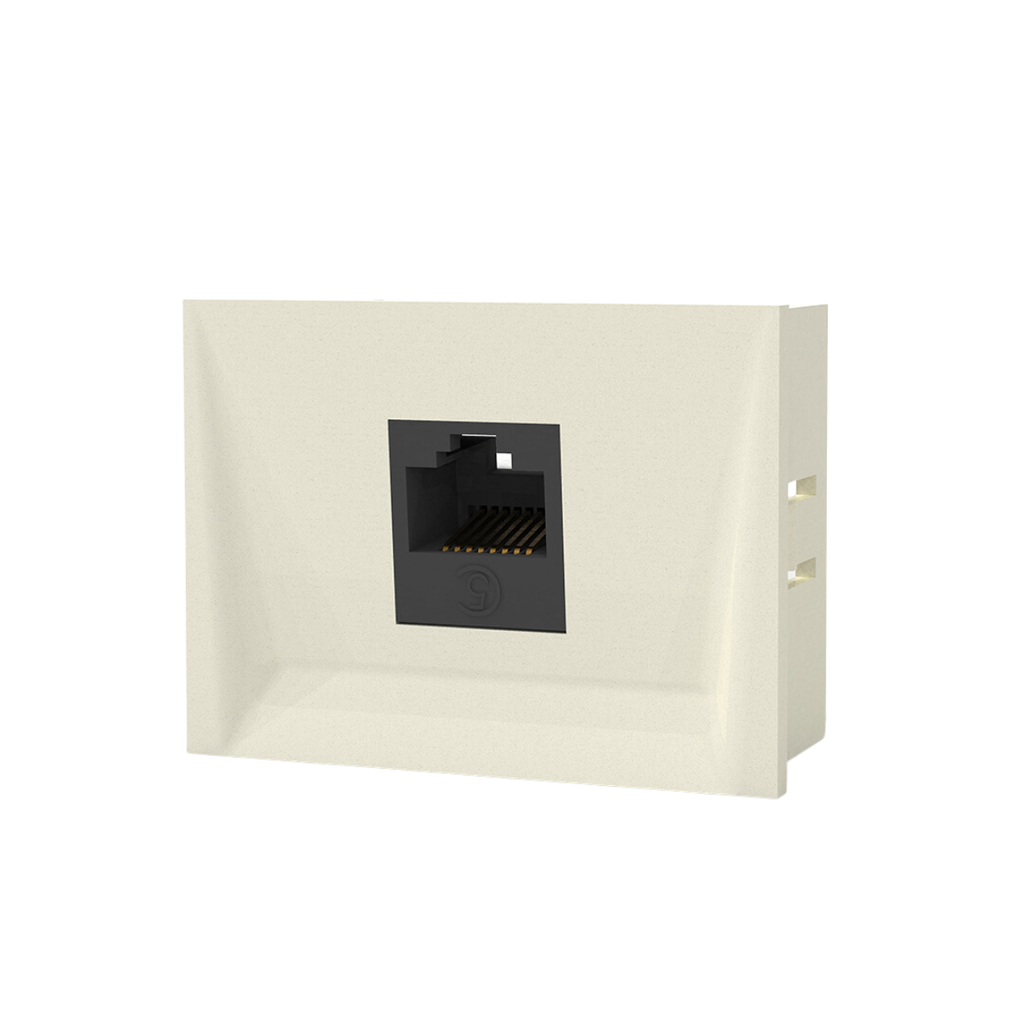 MOD.1 TOMA P/INTERCONEXION REDES - RJ45 CAT.5 - BLANCA