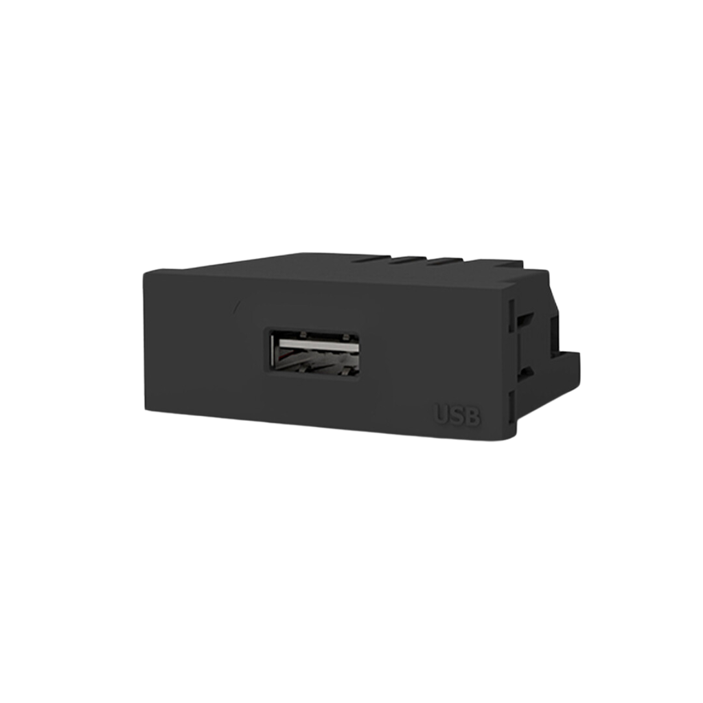 MODULO CARGADOR USB 220v GRIS