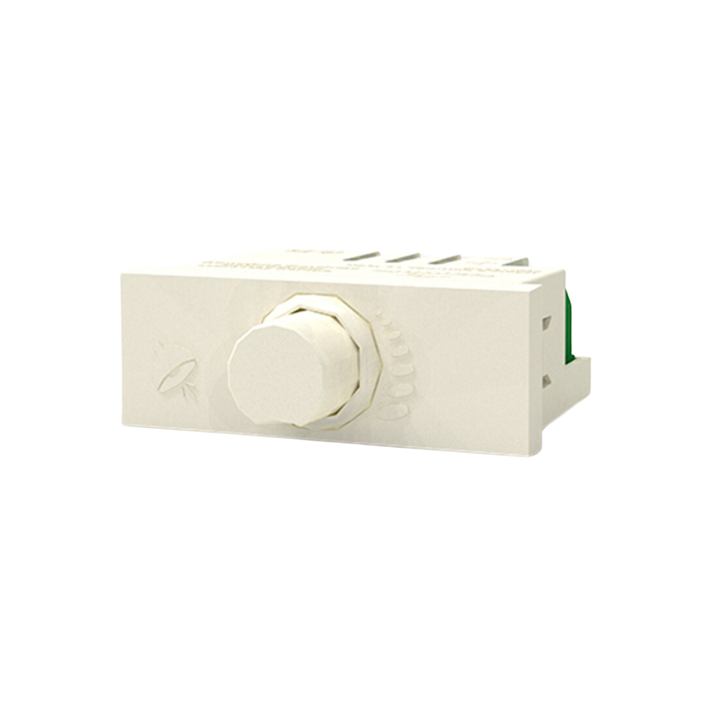 MOD.REGULADOR LUMINICO C/PERILLA APTO LED - BLANCA