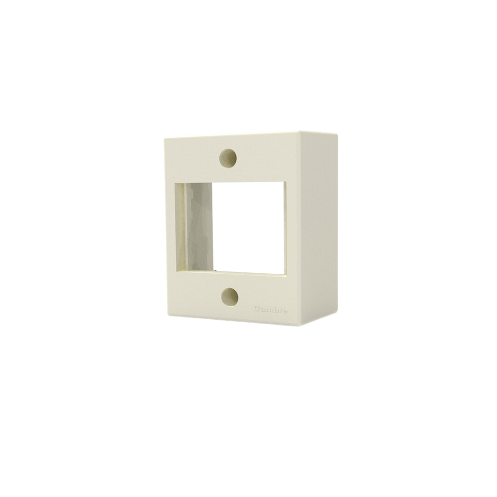 CAPUCHON SOPORTE EXTERIOR 2 MODULOS