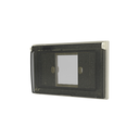 TAPA Y BASTIDOR P/INTEMPERIE, 4 MODULOS, IP55