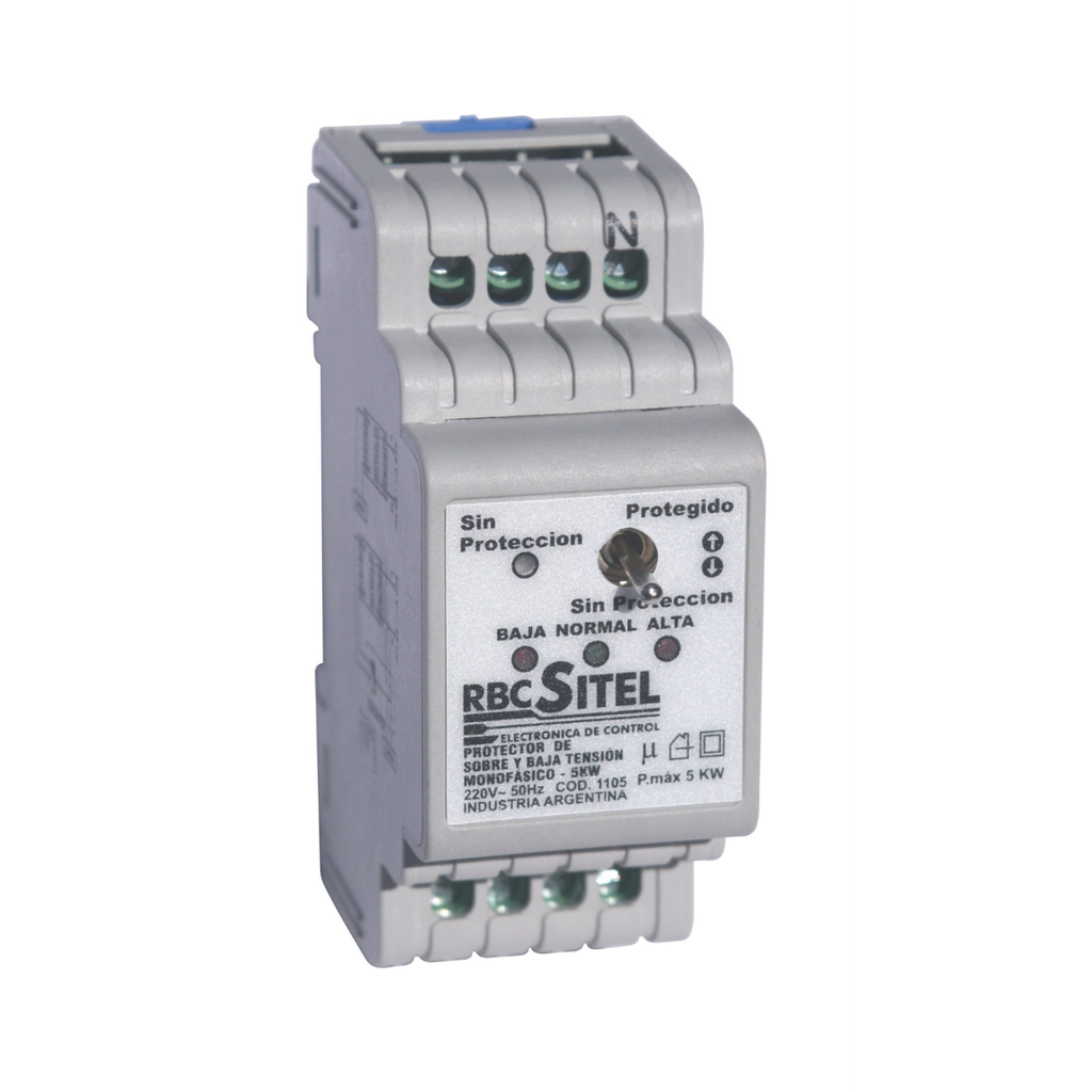 PROTECTOR DE SOBRE Y BAJA TENSION MONOFASICO - 5KW