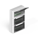 Caja IP65 p/36 polos DIN - blanco