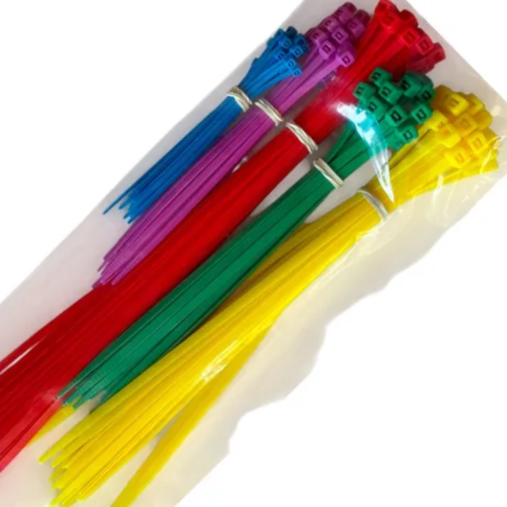 Kit de 125 precintos colores surtidos