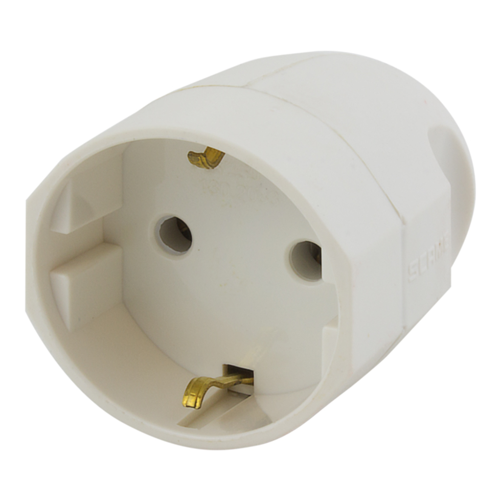 Dis-ACOPLE SCHUKO 2P+T 16A BLANCO