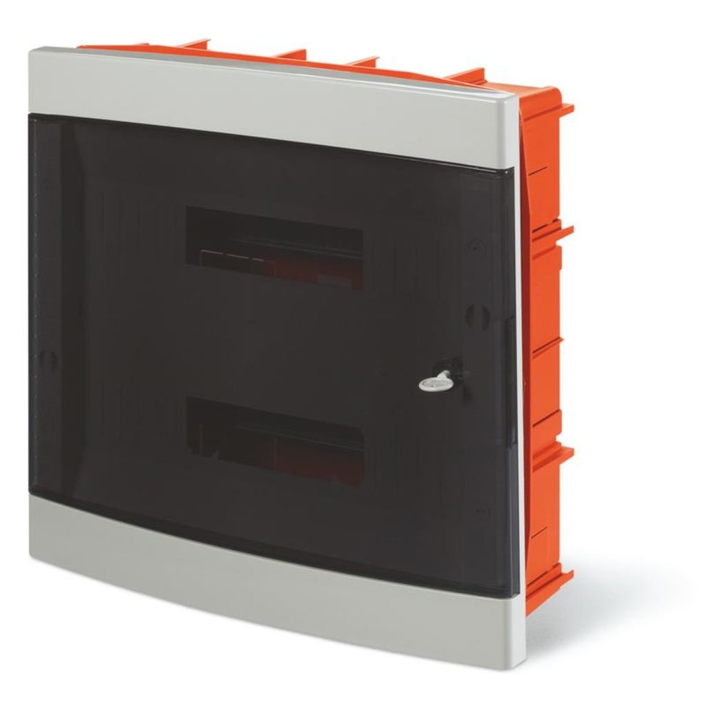 Caja para térmica embutir 36 módulos DIN 434x420x95mm gris Domino IP40