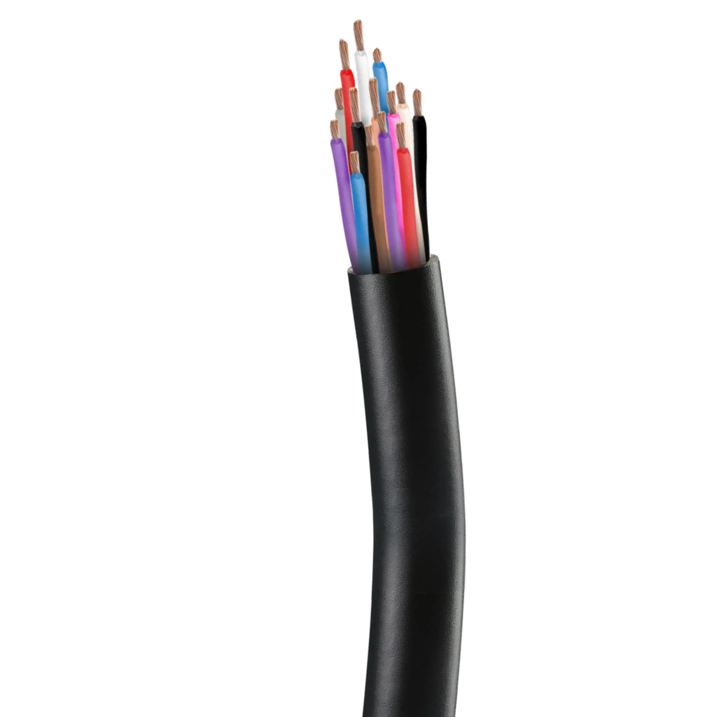 Cable Tipo Taller Redondo 12 x 1 mm Argenplas Negro