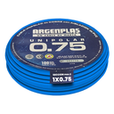 Cable Unipolar 1 x 0.75 mm Argenplas Celeste