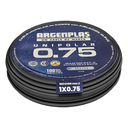 Cable Unipolar 1 x 0.75 mm Argenplas Negro