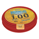 Cable Unipolar 1 mm Argenplas Rojo