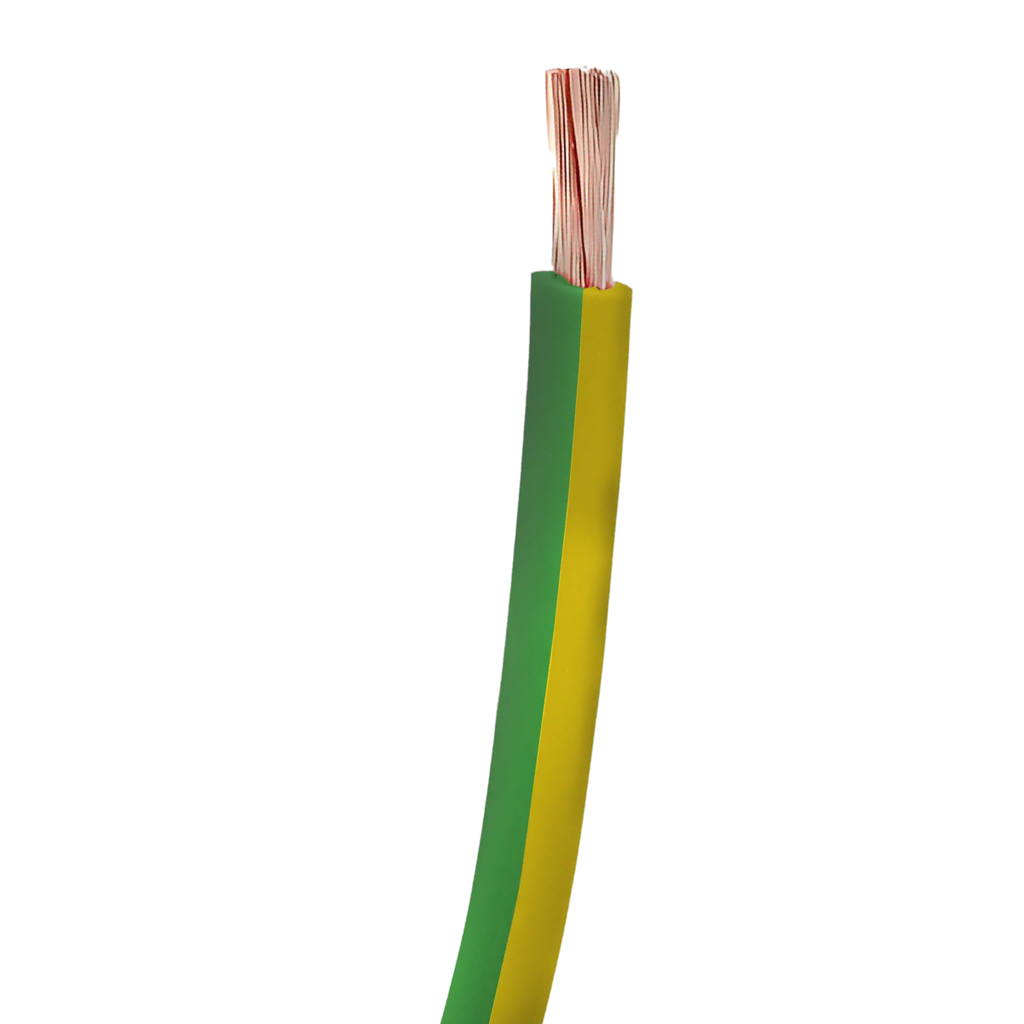 Cable Unipolar 1mm Argenplas Verde Amarillo