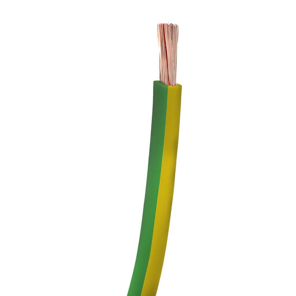 Cable Unipolar 4mm Argenplas Verde Amarillo
