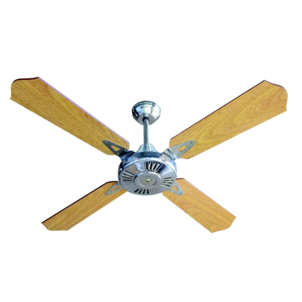 Ventilador de techo de cuatro palas roble 1200 mm. (Platil)