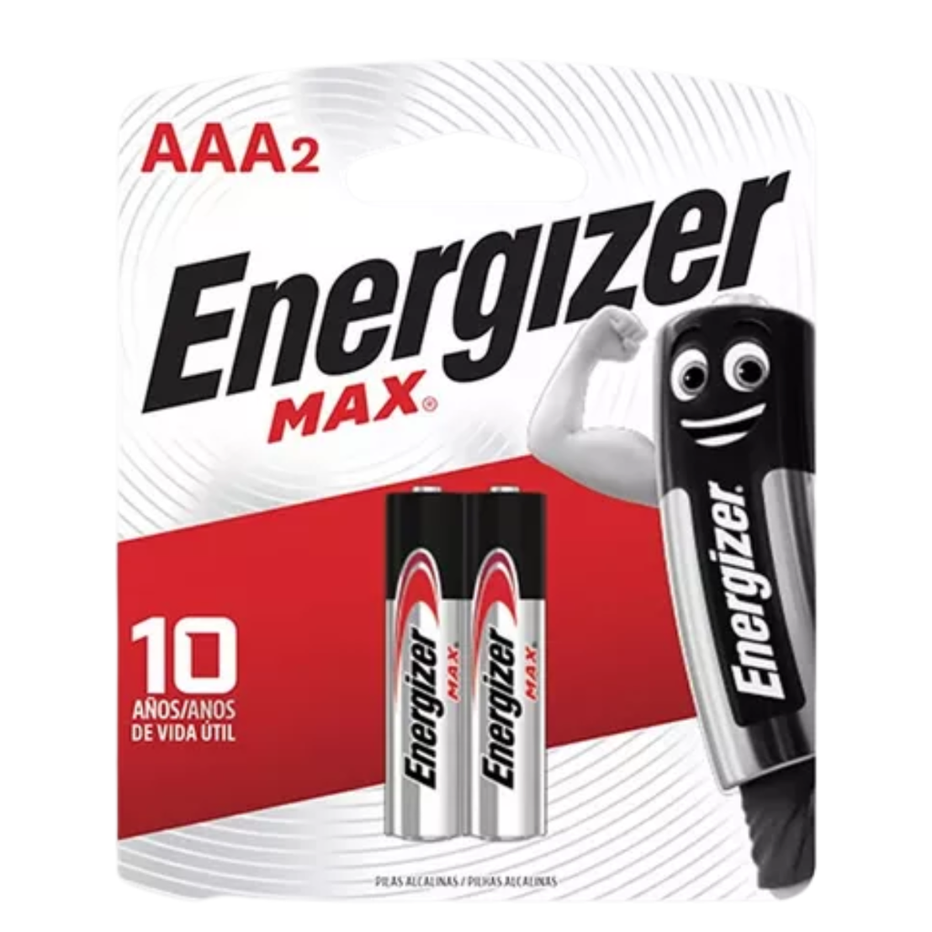 Pila Alcalina Energizer AAA E92 Blister x2