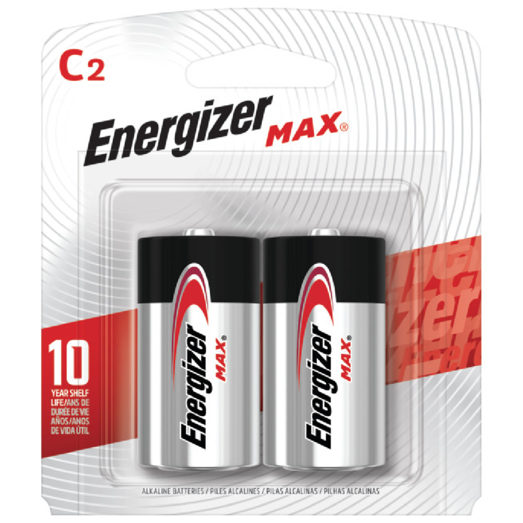 Pila Alcalina Energizer C E93 Blister x2