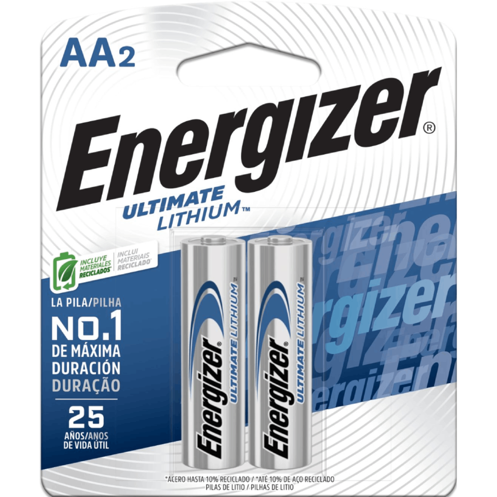 Pila Litio Energizer AA L91 Blister x2