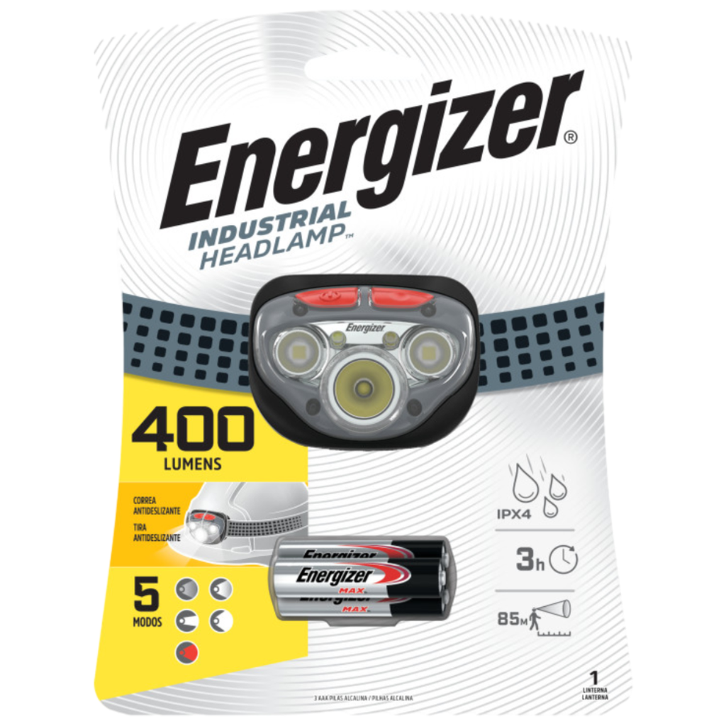 Linterna Trabajo Energizer Manos Libres Industrial (315 lum.)