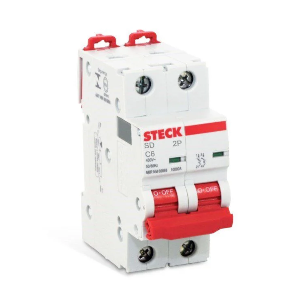 TERMICA SERIE SD62 06A 2P CURVA C 3KA