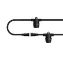 Guirnalda de 10mts C/portalampara corto Macroled IP66