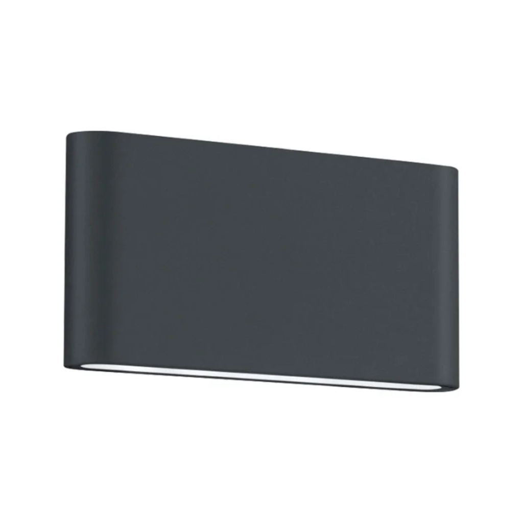 AKIRA II - APLIQUE BIDIRECCIONAL LED 10W NEGRO TEXTURADO LUZ CÁLIDA