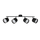 ALBA IV - APLIQUE 4 LUCES GU10 NEGRO