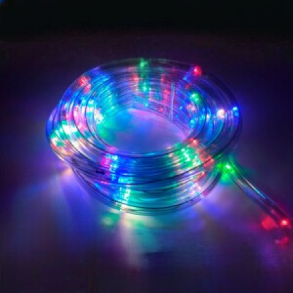 MANGUERA LUMINOSA LED 220V X 5 MTS MULTICOLOR