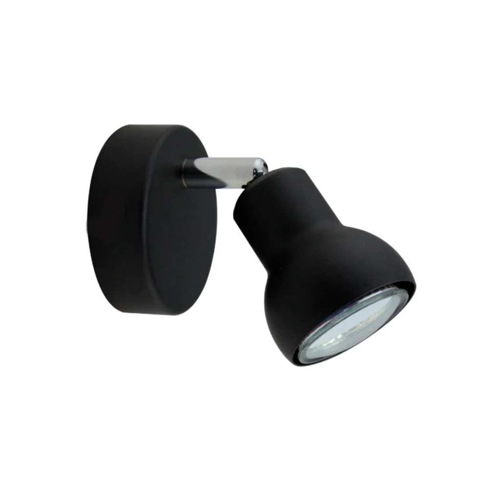 PEPPER I - APLIQUE 1 LUZ GU10 NEGRO