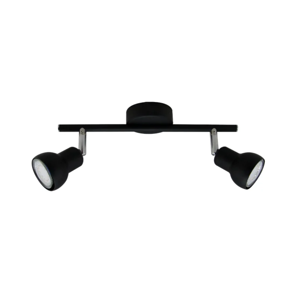 PEPPER II - APLIQUE 2 LUCES GU10 NEGRO