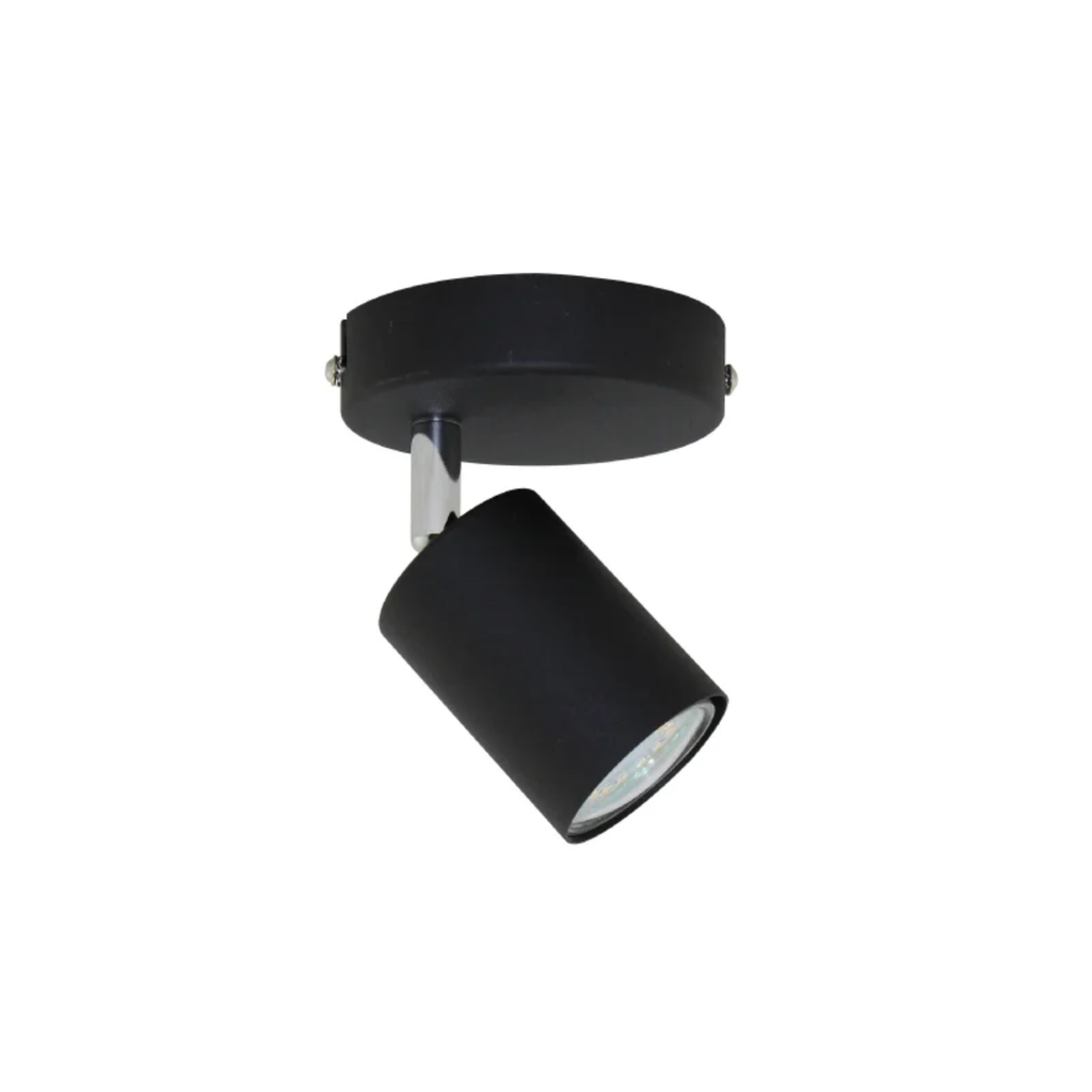 SUR I - APLIQUE 1 LUZ GU10 NEGRO