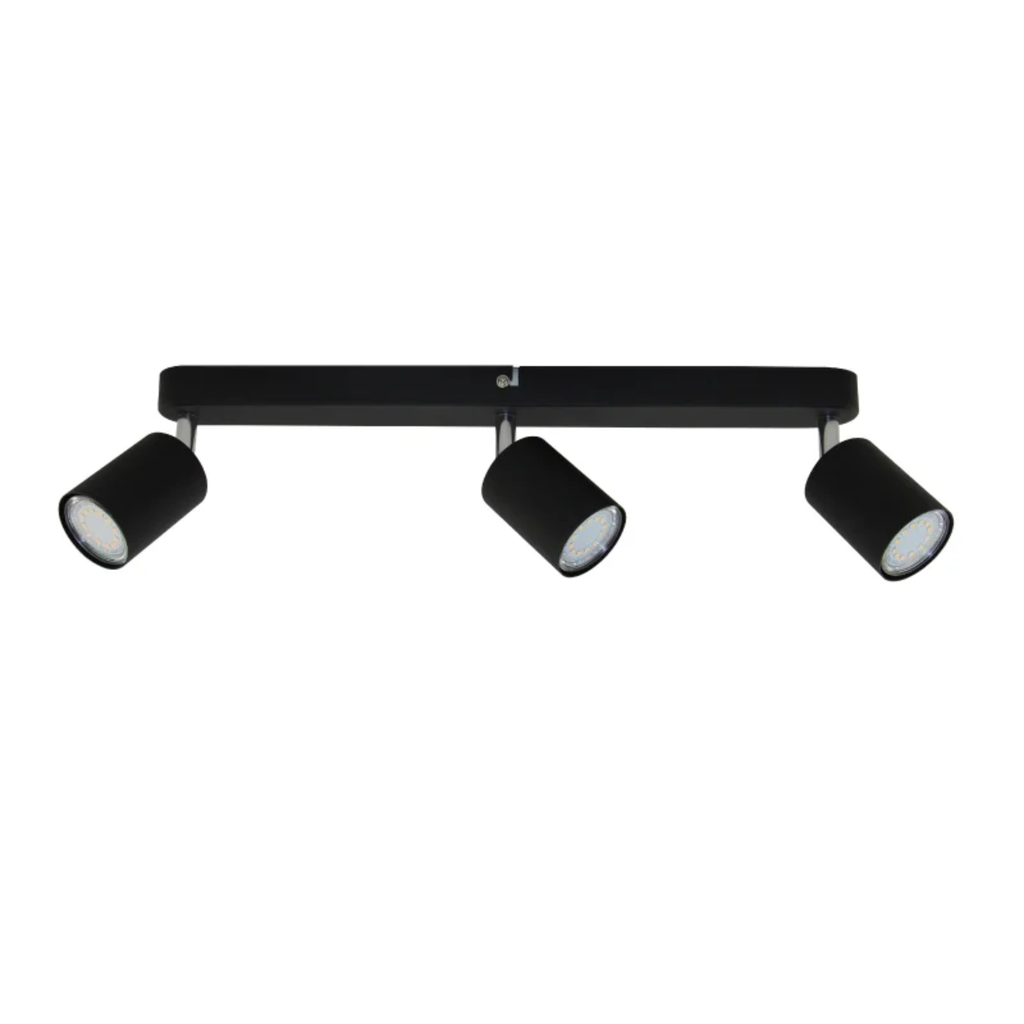 SUR III - APLIQUE 3 LUCES GU10 NEGRO