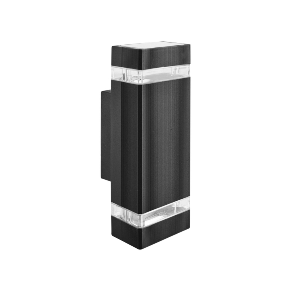 TECH II - DIFUSOR BIDIRECCIONAL ALUMINIO RECTO 2XGU10 NEGRO