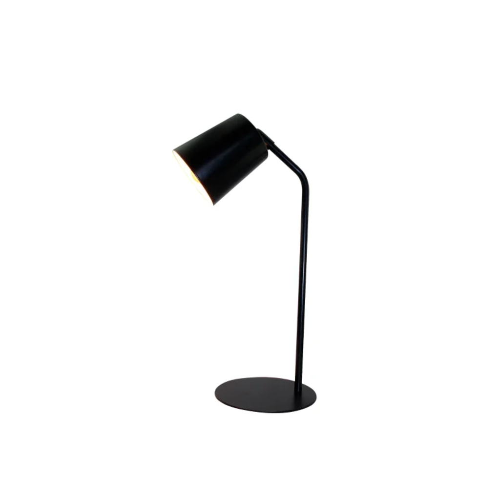 TROMSO - LÁMPARA DE MESA / ESCRITORIO E27 NEGRO