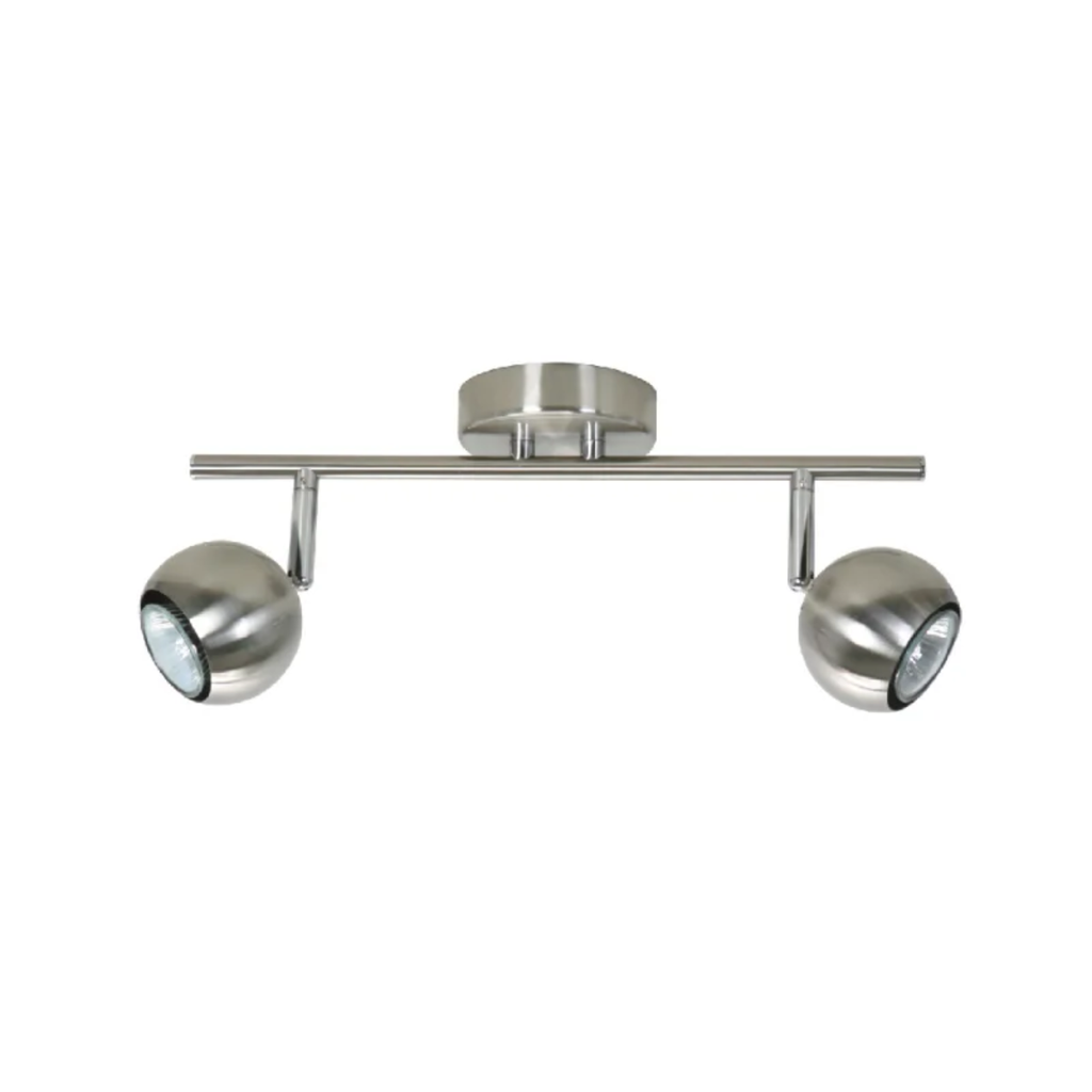 VENUS II - APLIQUE 2 LUCES BOCHA GU10 CROMO