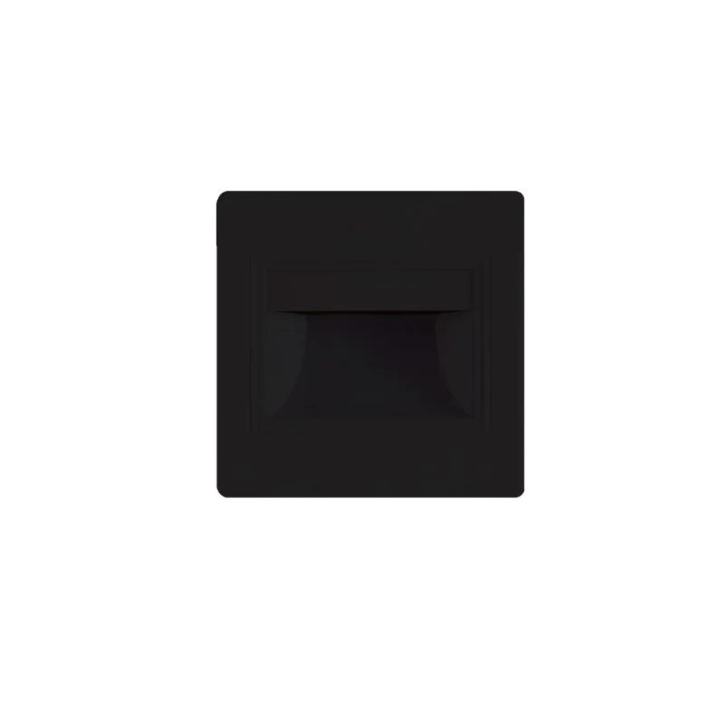 WEB - EMPOTRABLE DE PARED PVC LED 2W COLOR NEGRO