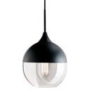 MITTE - COLGANTE 1 LUZ E27 NEGRO