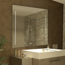Espejo con luz de led incorporada touch con linea de puntos en sus bordes 77.5x60cm