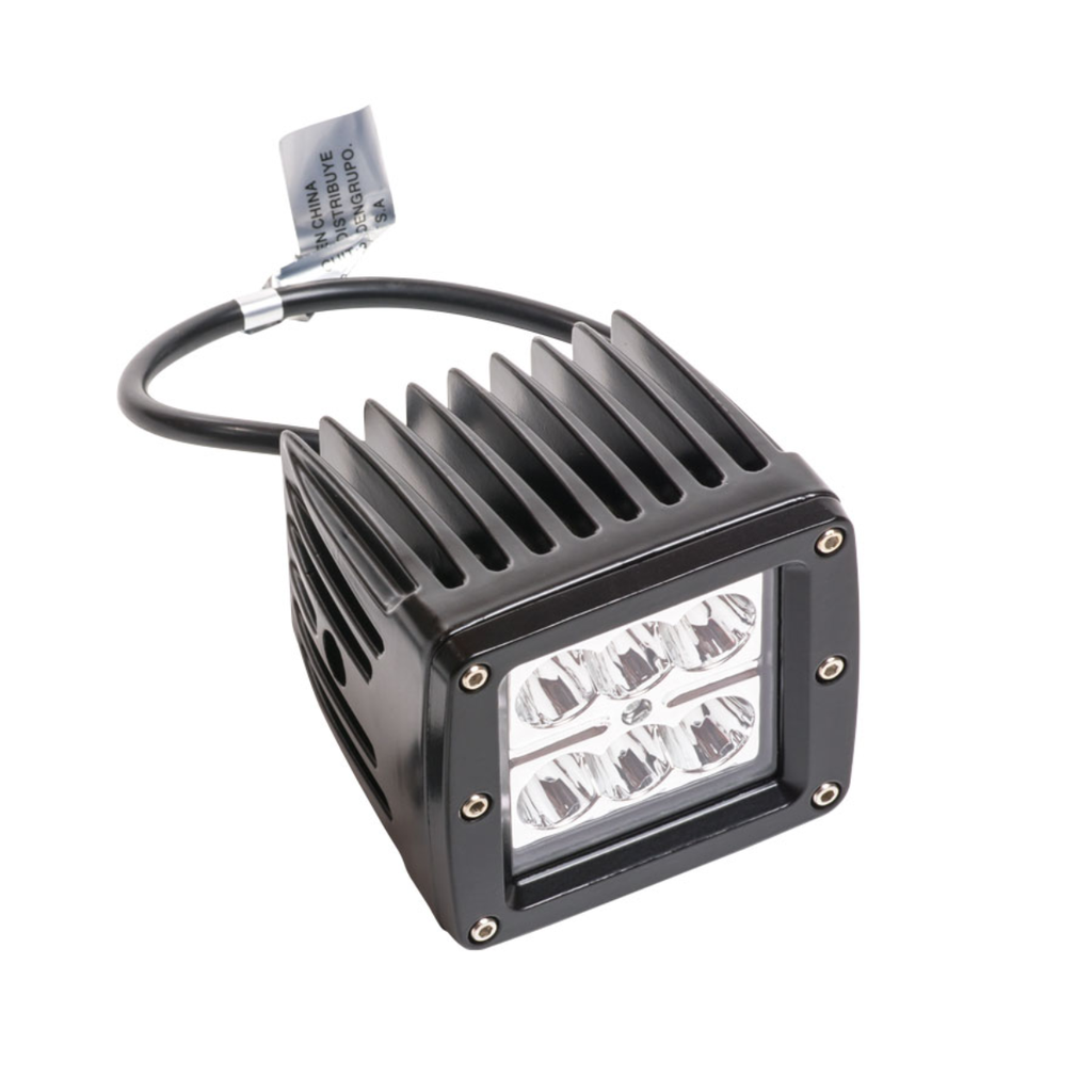 Faro proyector 18 W off - road square