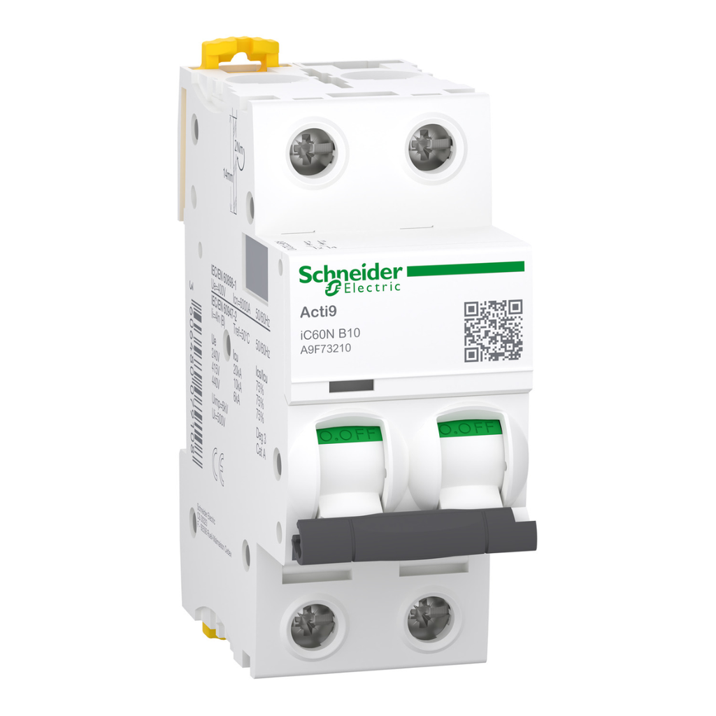 Interruptor Aut. Termomagnético Acti9 iC60N 2P 20A Curva C