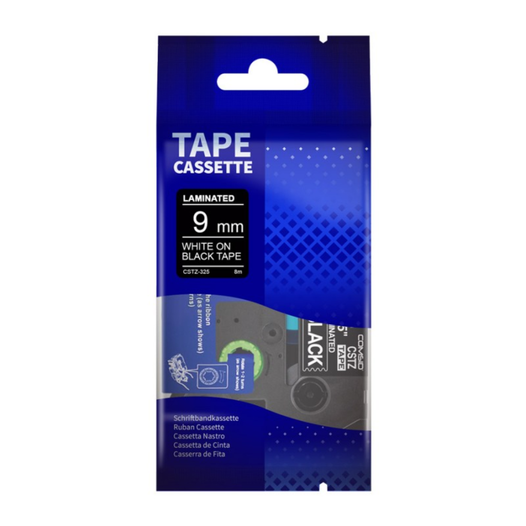 Letra Blanca Fondo Negro - (8mts. de Largo)